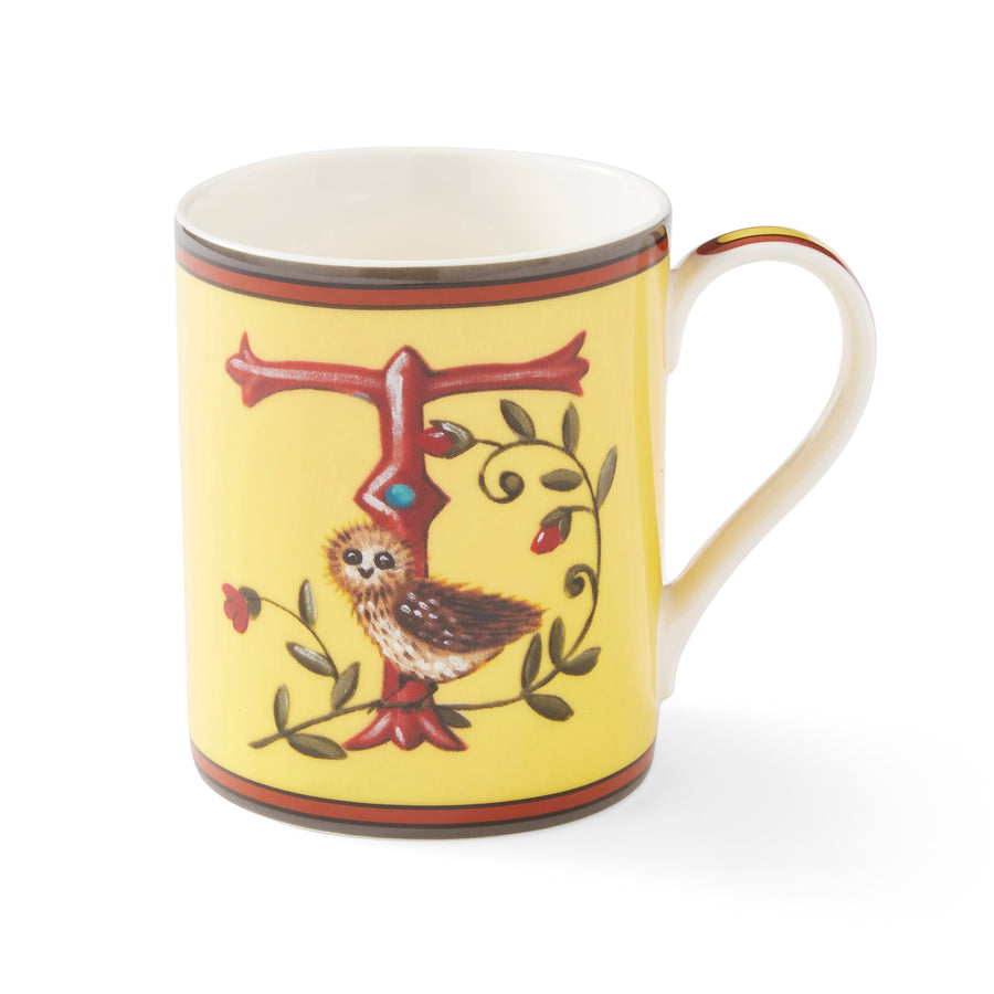 Spode Kit Kemp Alphabet Mugs_Letter T