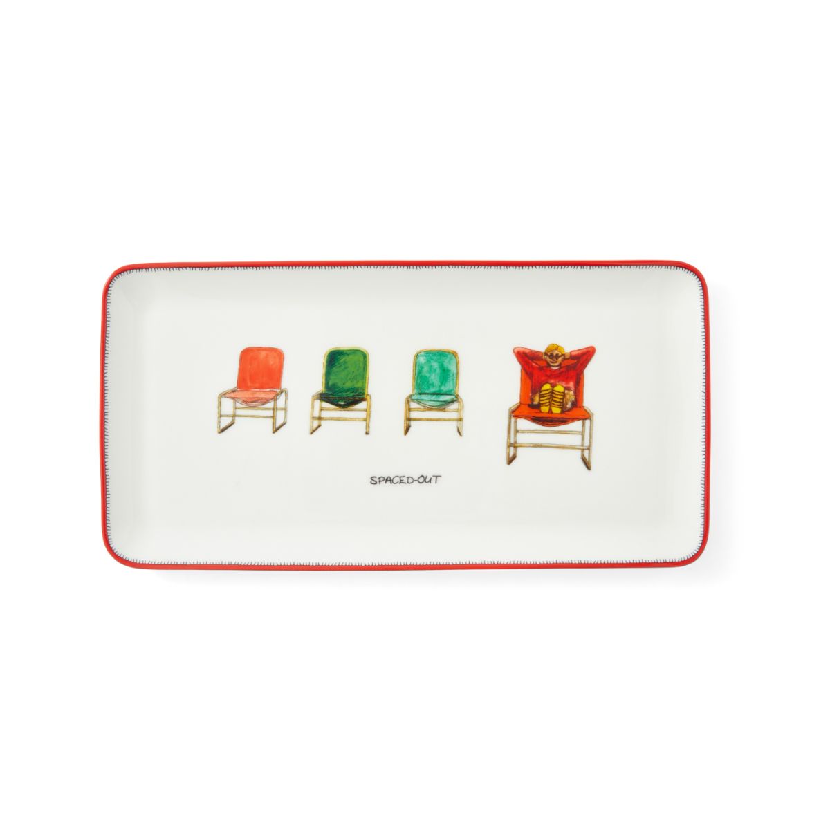 Spode Kit Kemp Doodles Sandwich Platter