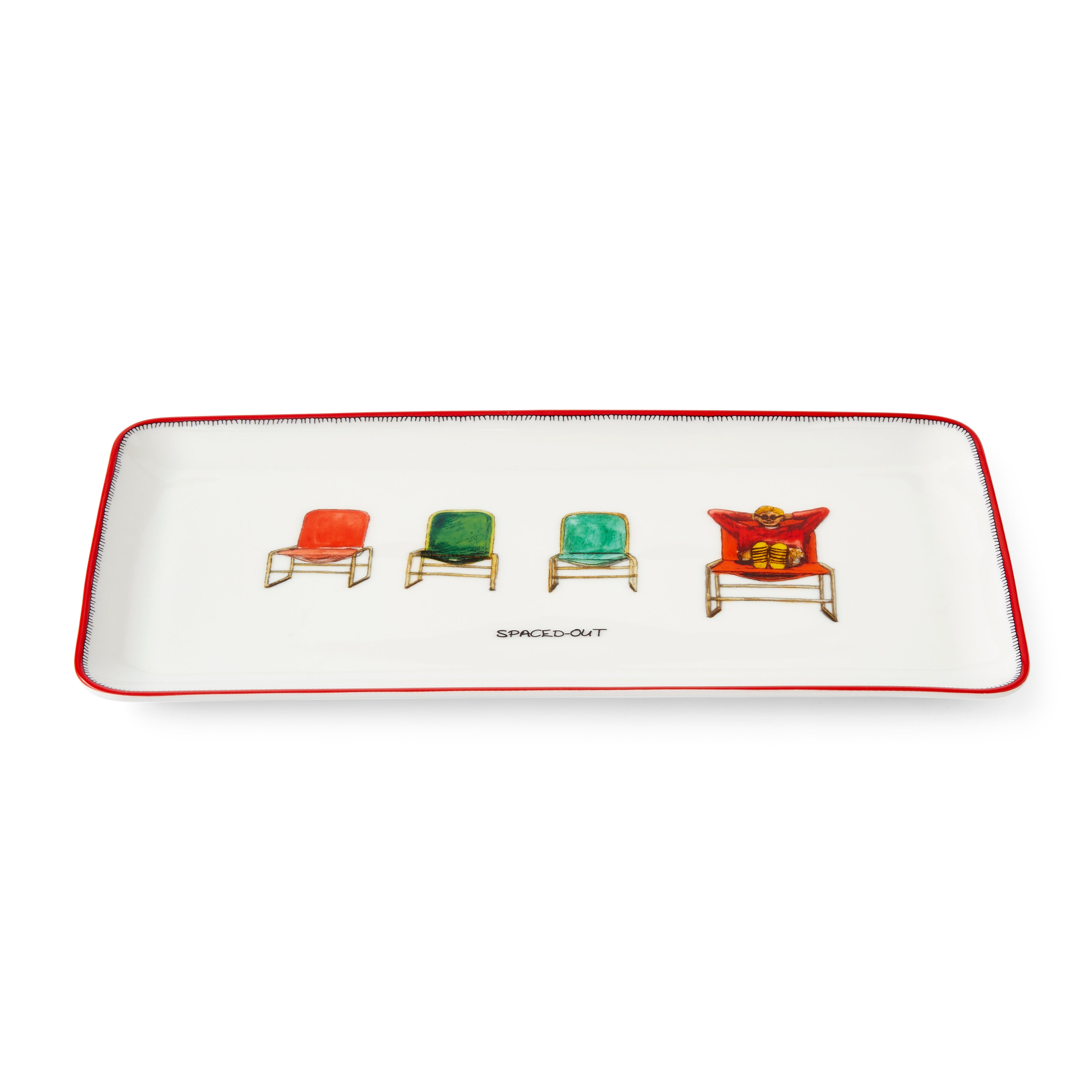 Spode Kit Kemp Doodles Sandwich Platter