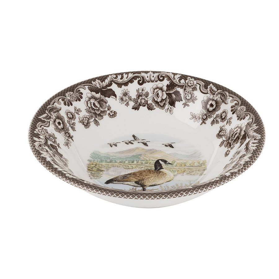 Spode Woodland Canada Goose Cereal Bowl - 8