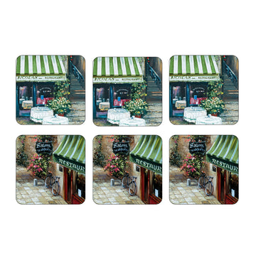PIMPERNEL Trattoria Coasters, Set of 6
