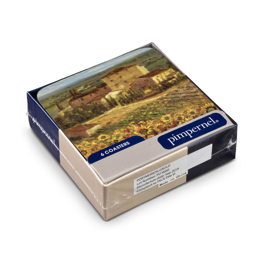 Pimpernel Tuscany Coasters, Set of 6