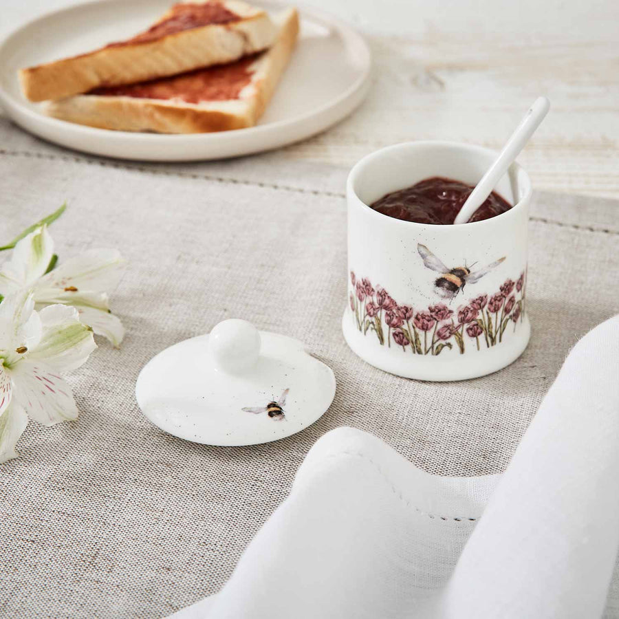 Royal Worcester Hannah Dale Wrendale Designs  Conserve Pot