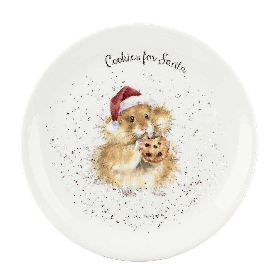 Royal Worcester Hannah Dale Wrendale Designs Cookies For Santa Plate 8