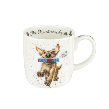 Royal Worcester Hannah Dale Wrendale Designs Christmas Spirit Mug, 14 oz