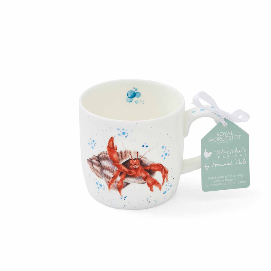Royal Worcester Hannah Dale Wrendale Designs Happy Crab Mug, 11 oz.