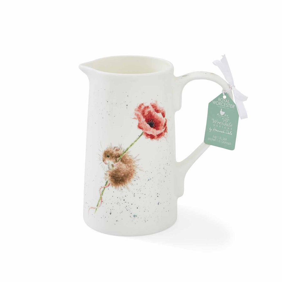 Royal Worcester Hannah Dale Wrendale DesignsJug (Mouse)