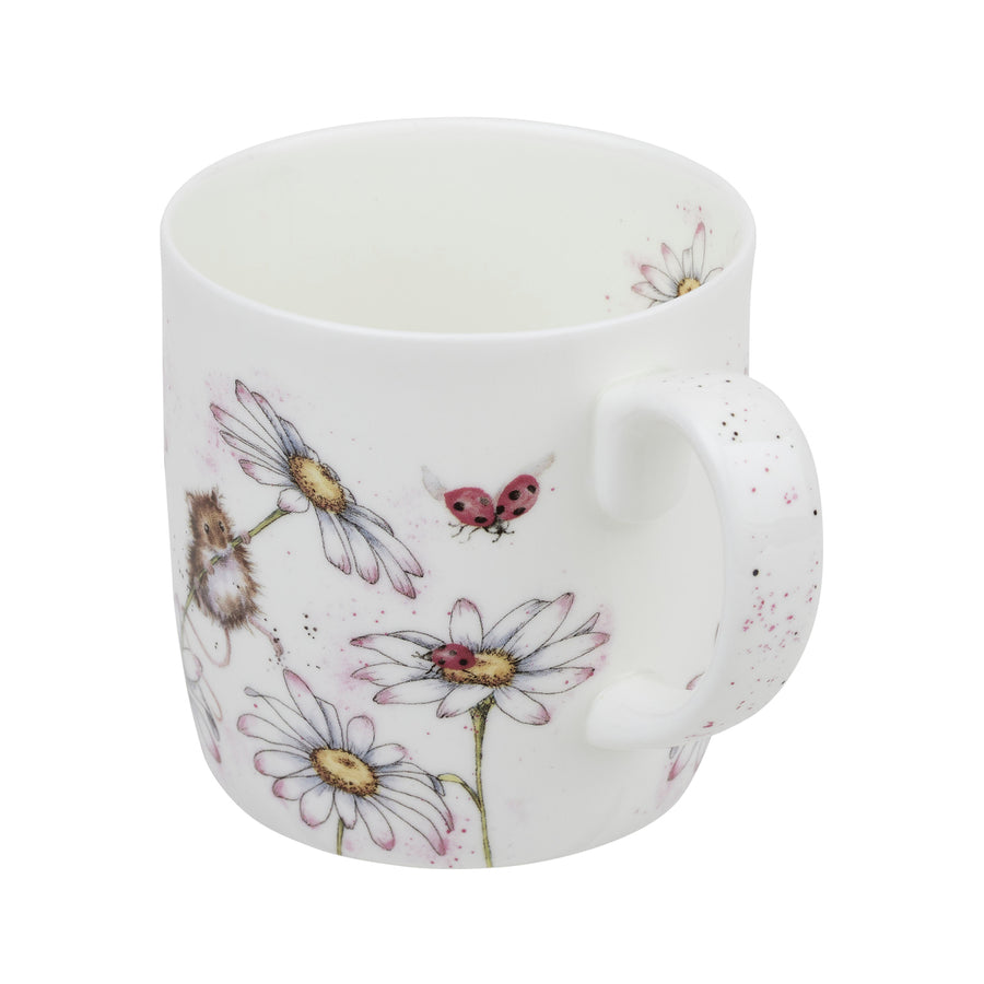 Royal Worcester Hannah Dale Wrendale Designs Oops a Daisy Coffee Tea Coffee Tea Mug 14 oz.