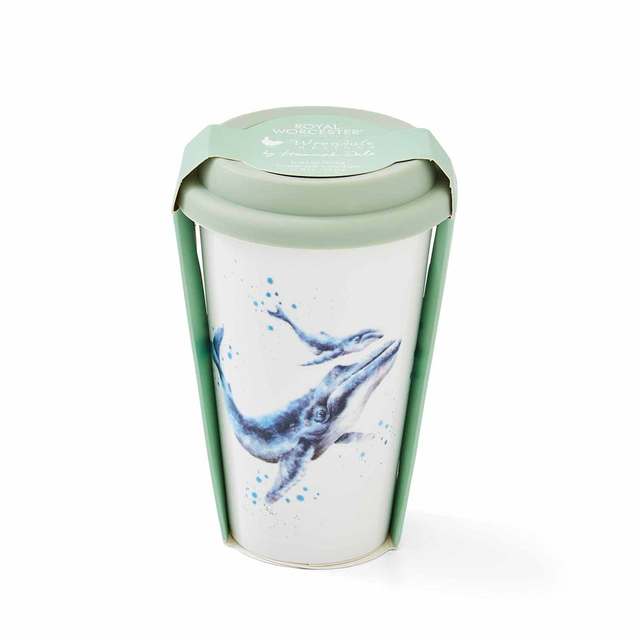 Royal Worcester Hannah Dale Wrendale Designs Whale Travel Mug