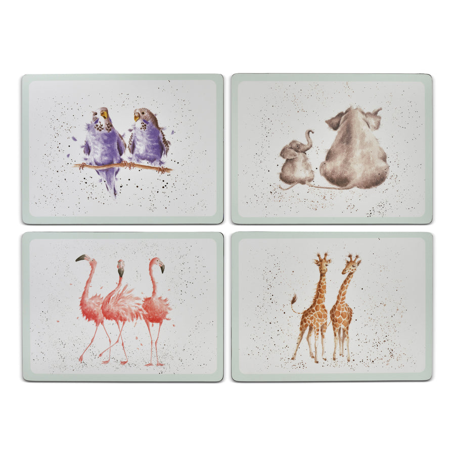 Pimpernel Wrendale Zoological Placemats, Set of 4